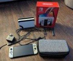 Nintendo Switch OLED Model HEG-001 Handheld Console - 64GB - White - 14/14